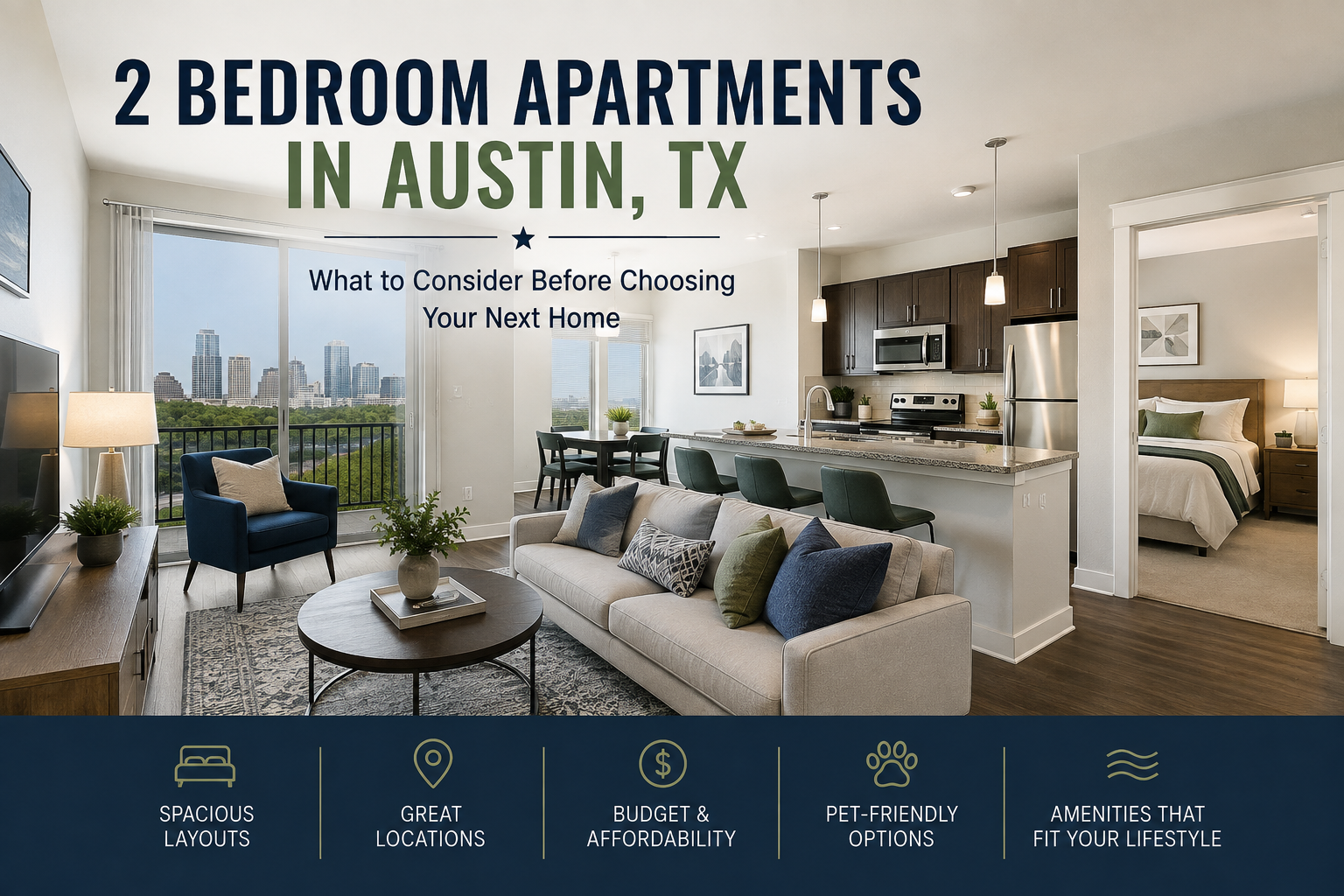 2 bedroom apartments Austin TX