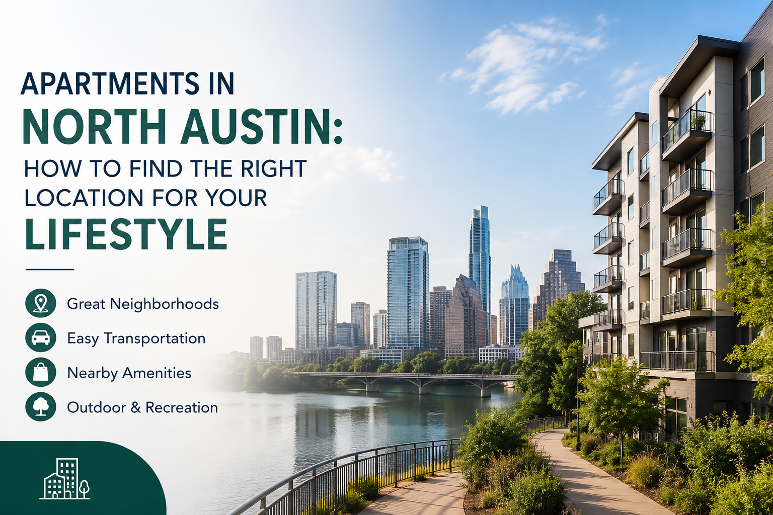Apartment community in North Austin Texas