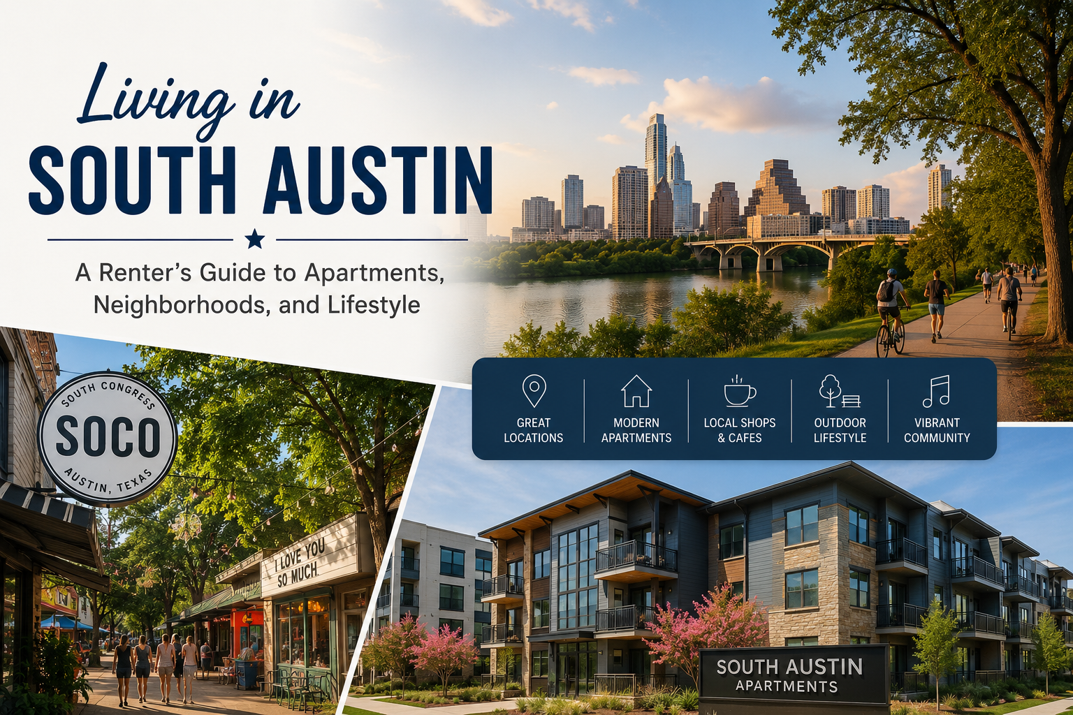 Apartment community in South Austin Texas